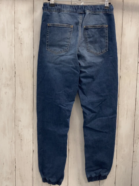 H&M  Hose  Gr. 146  blau Jeans  Gummizugbund mit Kordel 