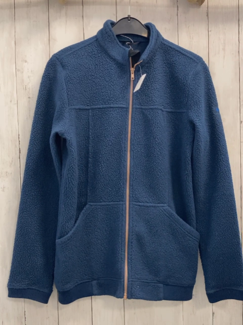 Engelbert Strauß  Teddyjacke  Gr. 158/164  blau bronze Reißverschluss 
