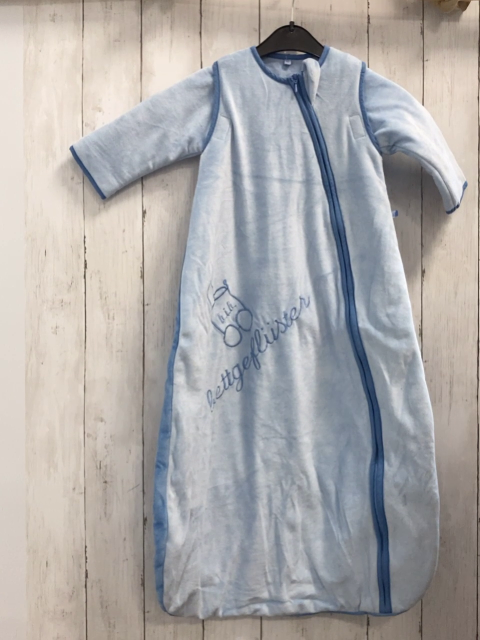   Schlafsack Gr. 90cm  hellblau blau Nicky Schift Ärmel abternnbar 