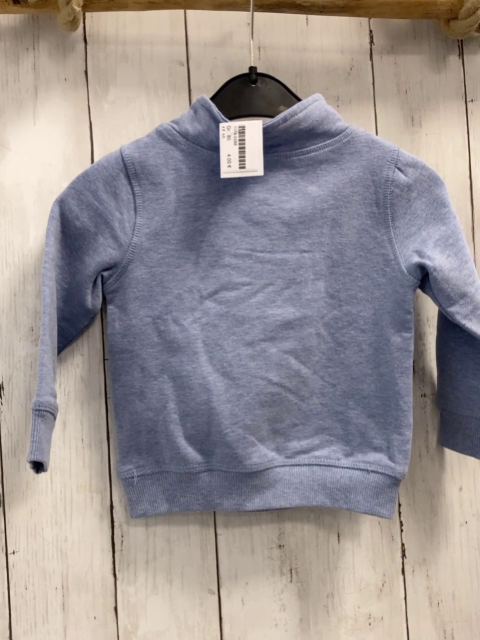  Pullover Gr. 80  hellblau großer Kragen Bär
