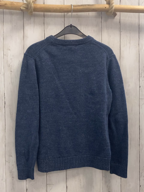 GAP  Pullover  Gr. 152  blau Strick großes "G" 