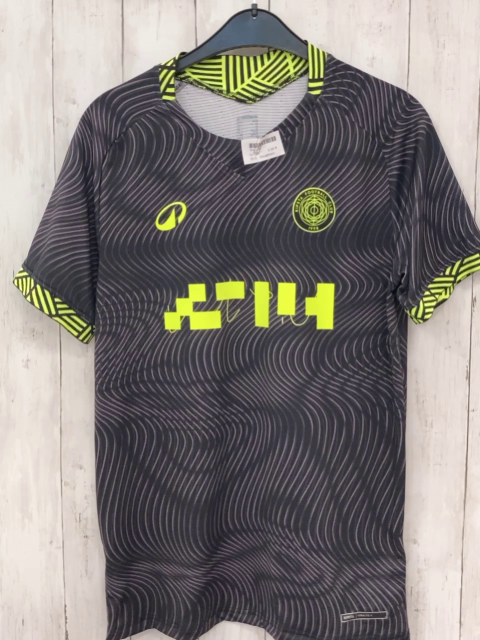 Decathlon Sportshirt Gr. M grau gelb schwarzer Bund