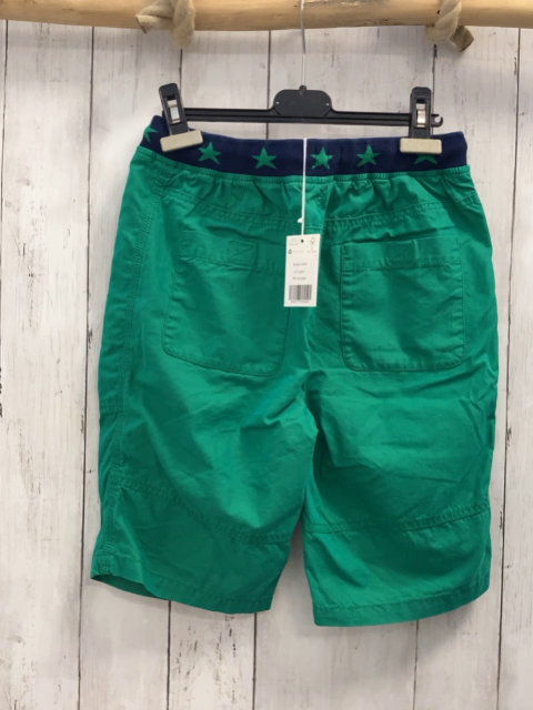 neu Boden  Shorts  Gr. 152  grün blauer Strickbund mit Sternen und blauer Kordel hellblaue Reißverschlüsse 