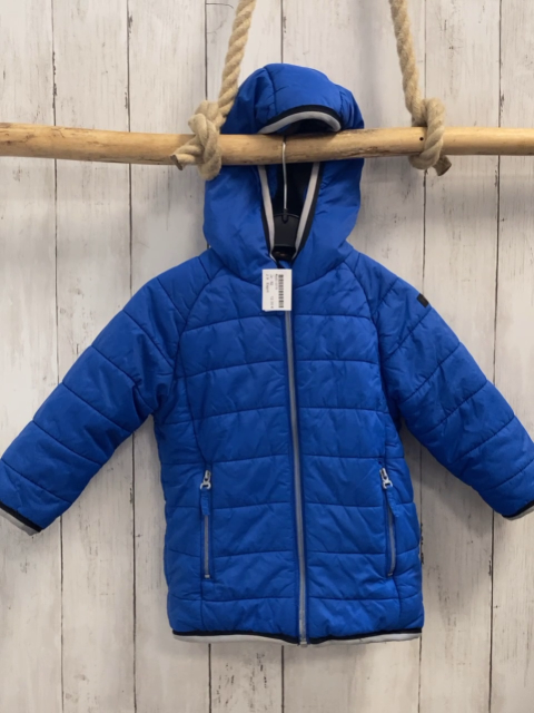 Esprit  Winterjacke  Gr. 92  blau grauerBund 