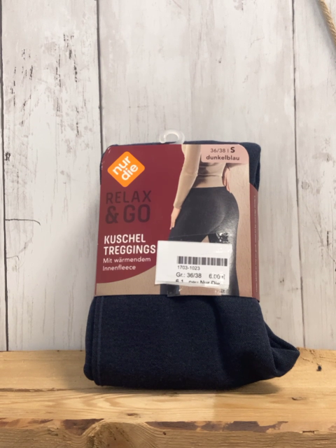 neu Nur Die  Kuscheltreggings Gr. 36/38  blau 