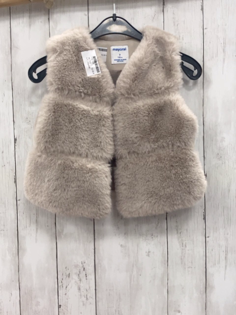 mayoral  Weste  Gr. 122  hellgrau Fell 