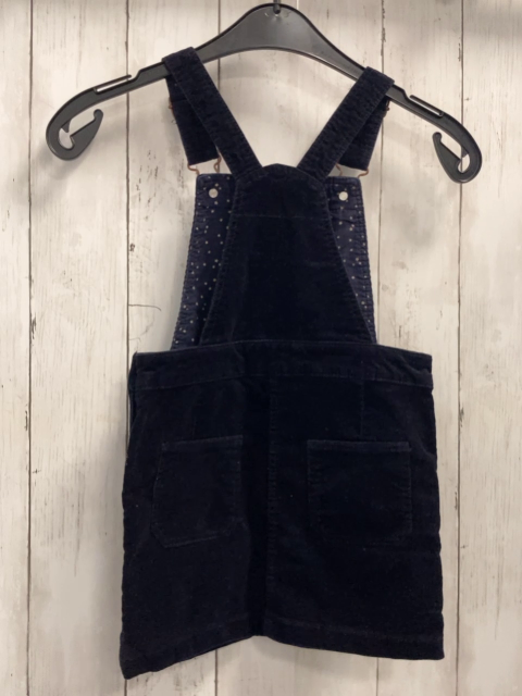 H&M  Trägerrock Gr. 122  blau Feinkord 