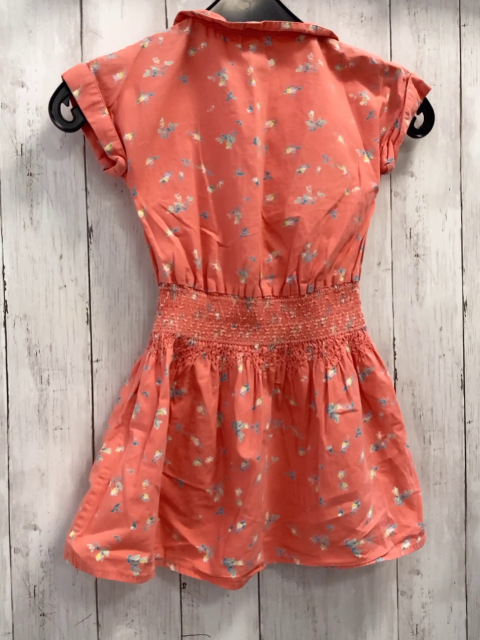 Cyyrillus  Kleid  Gr. 116  apricot Blumen 