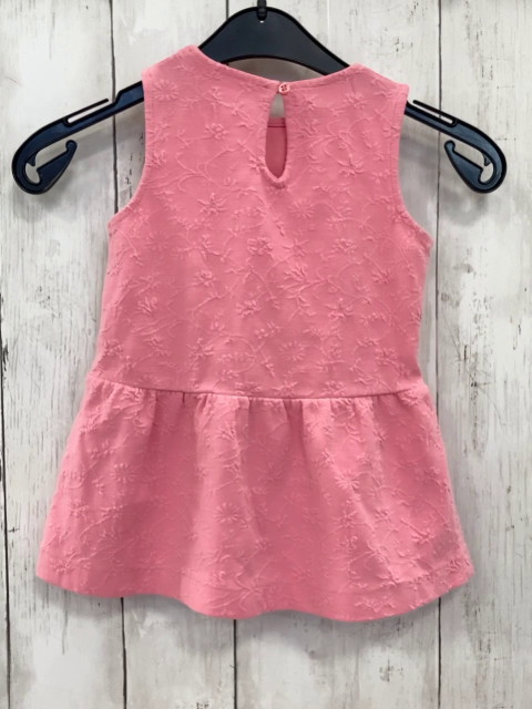 Zara  Kleid  Gr. 68  rosa bestickt Schleife 