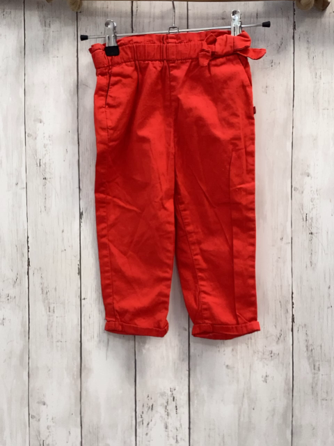 Obaibi  Jeggings  Gr. 92  rot Schleie Bund verstellaar Bund verstellaar