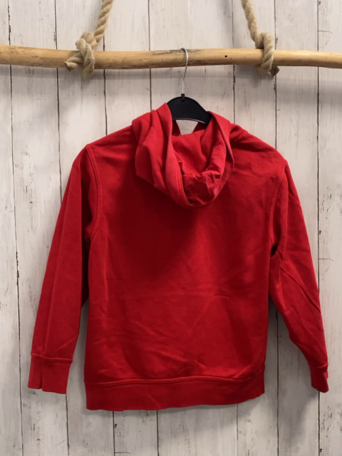GAP  Pullover  Gr. 152  rot Kapuze blaue Schrft mit weiße Rand 