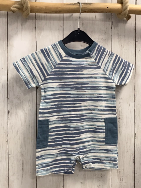 Jarvis Archer  Playsuit  Gr. 68  weiß petrol mint Streifen