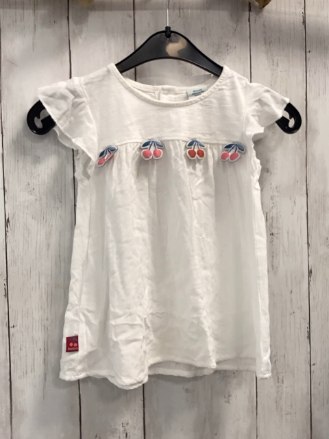 Boboli Sommerbluse  Gr. 110  weiß Kirschen