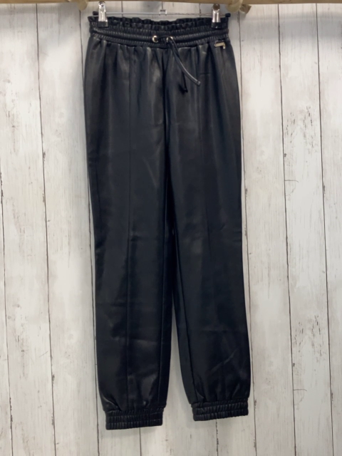 Guess Hose Gr. 140  schwarz Lederimitat Kordel