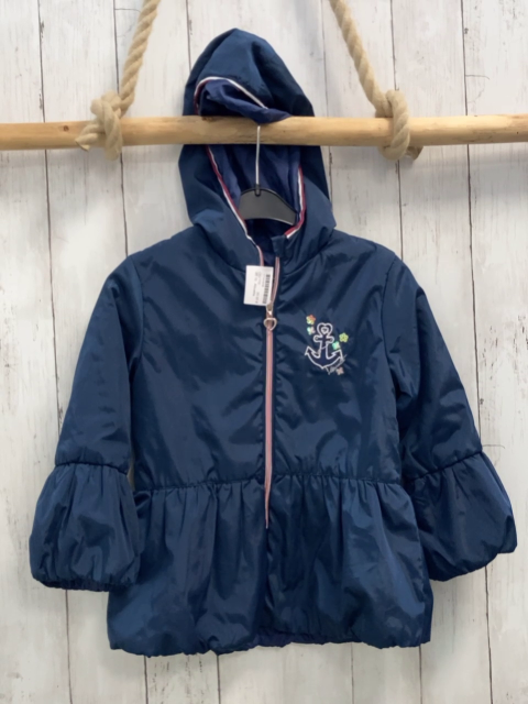 Alouette Jacke Gr. 110  blau weiß rot gestreifter Bund