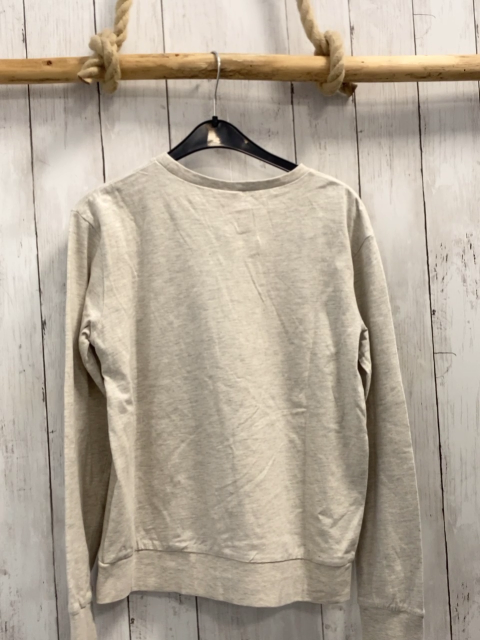 Tape a´ l´oeil Pullover Gr. 164  grau Monsteraufnäher