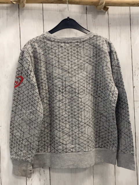 Vingino Pullover Gr. 140  grau schwarzes Muster