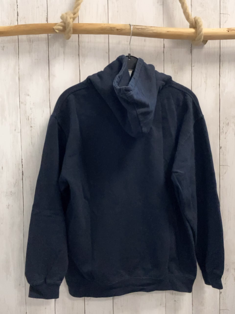  Pullover Gr. M blau weiße Schrift