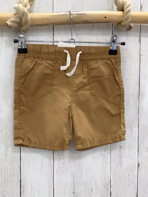 H&M  Shorts  Gr. 86  hellbraun Gummizugbund mit weißer Kordel