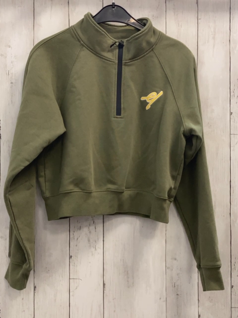 Esprit  Pullover  Gr. 158/164  kiwi dunkelgrauer Reißverschluss 