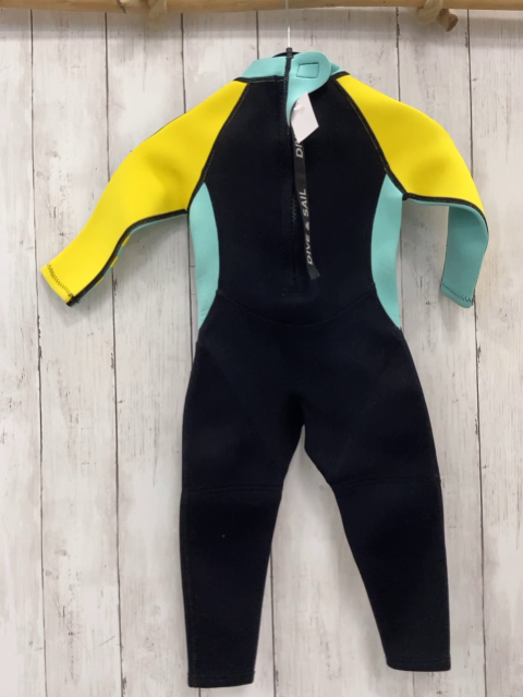 Dive & Sail  Neoprenoverall Gr. 86  mint schwarz gelb