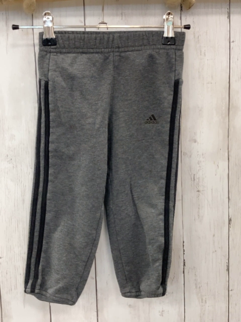 Adidas  Jogginghose Gr. 92  grau schwarze Seitenstreifen 