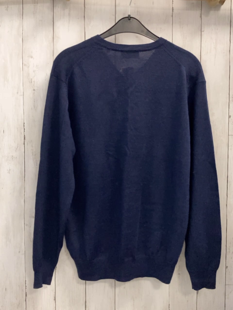 Christian Berg  Pullover Gr. M  blau Strick 50 % Wolle 