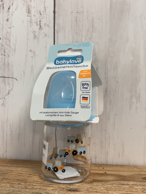 neu  Babyflasche  Glas Fahrzeuge