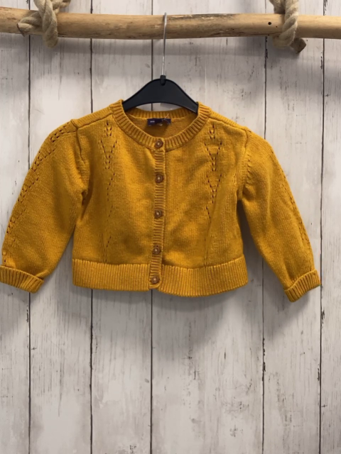Sergent Major  Strickjacke  Gr. 80  mais Lochmuster 