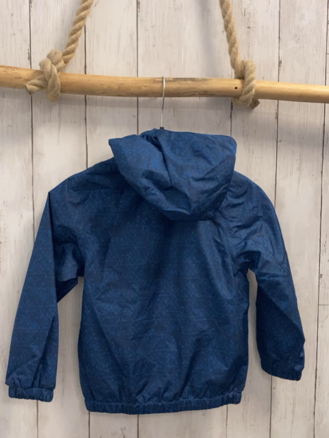 Decathlon Regenjacke  Gr. 98  blau hellblauer Druck