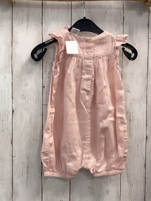 GAP  Playsuit  Gr. 74  rosa graue Punkte 