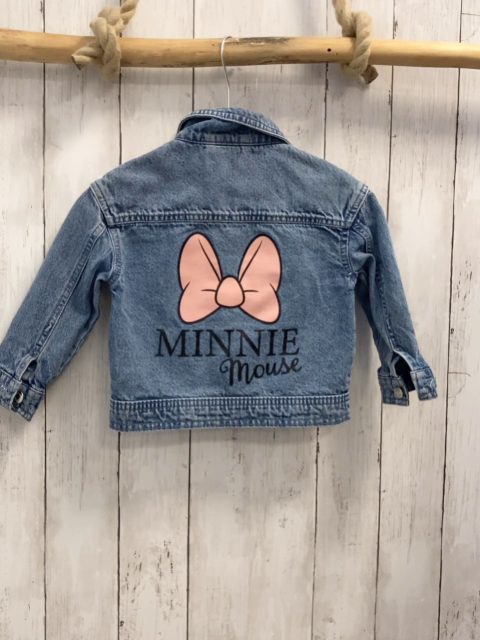   Jeansjacke  Gr. 92  blau Minnie Mouse 