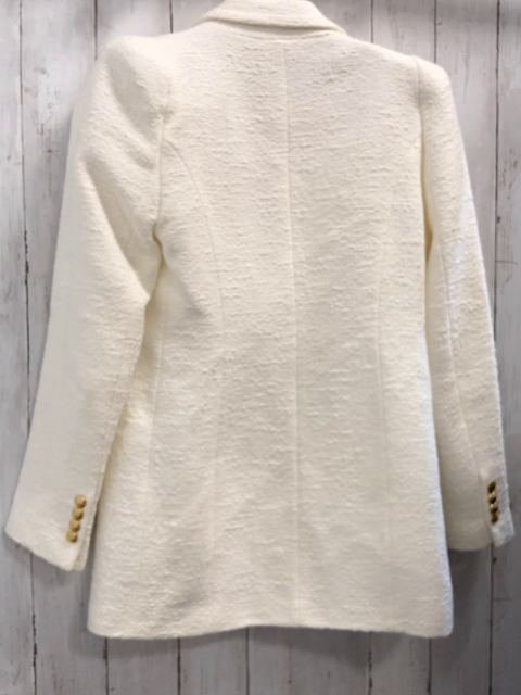 Zara  Blazer Gr. M  creme Struktur goldene Knöpfe 