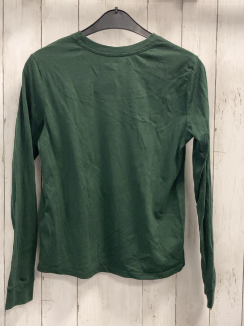 Abercrombie  Langarmshirt  Gr. 158  grün weiße Schrift 