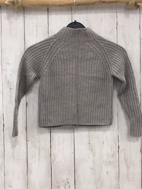 Bock Copenhagen  Strickjacke  Gr. 92  grau Rippen 100 % Merinowolle 