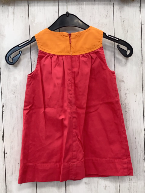 GAP  Kleid Gr. 86  pink Bumen orange Bund 