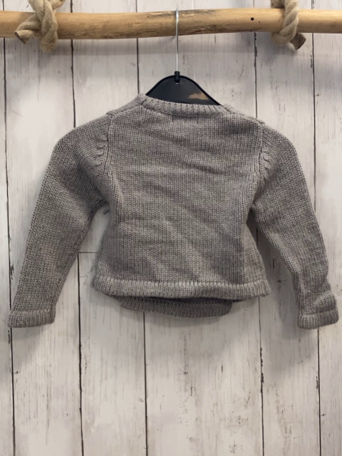 Bock Copenhagen  Pullover  Gr. 74  grau Strick 100 % Merino Wolle 