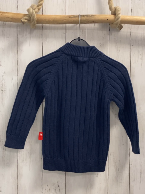 neu Sigikid  Strickjacke  Gr. 104  blau Rippen Zöpfe NP 59,95 € 