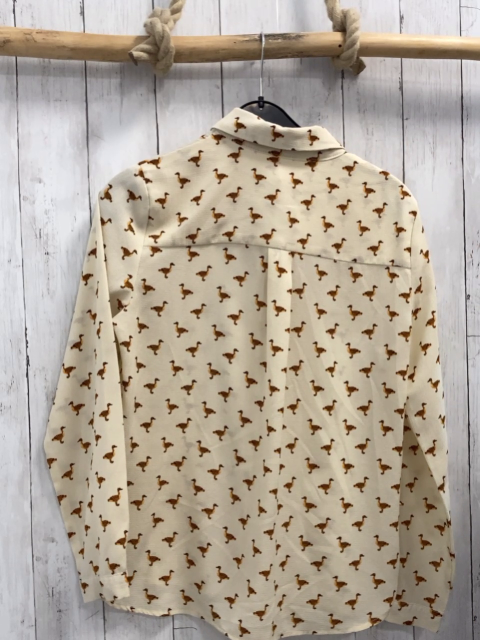   Bluse Gr. S creme Gänse 