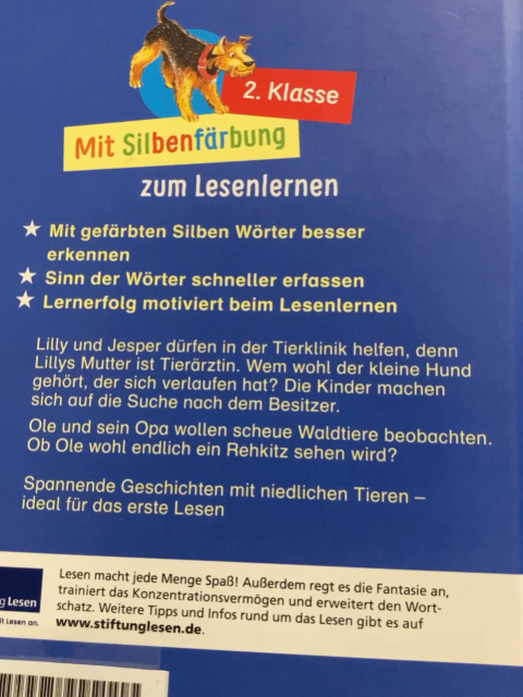 Leselöwen  Buch Tiergeschichten 