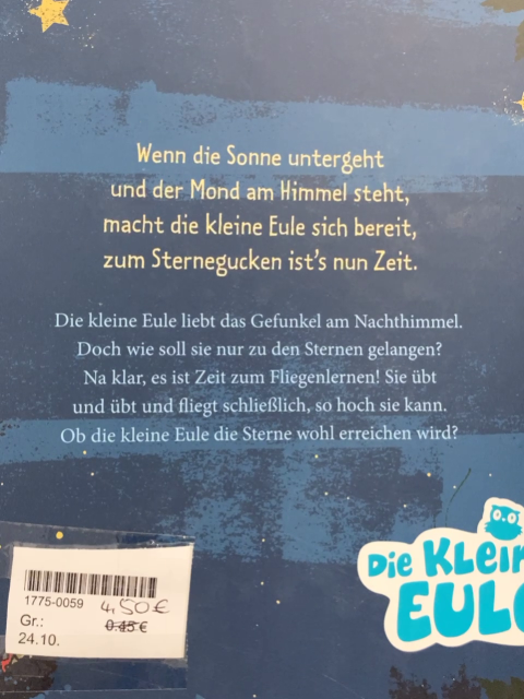   Buch Die Kleine Eule fliegt zu den Sternen 