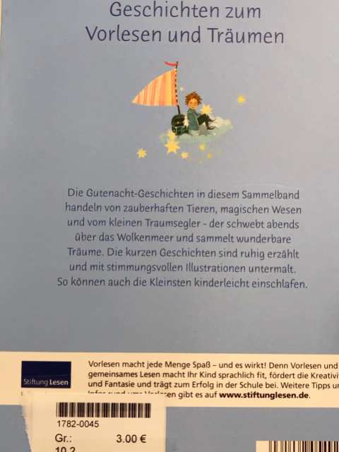   Buch Zauberhafte Geschichten zur Guten Nacht 