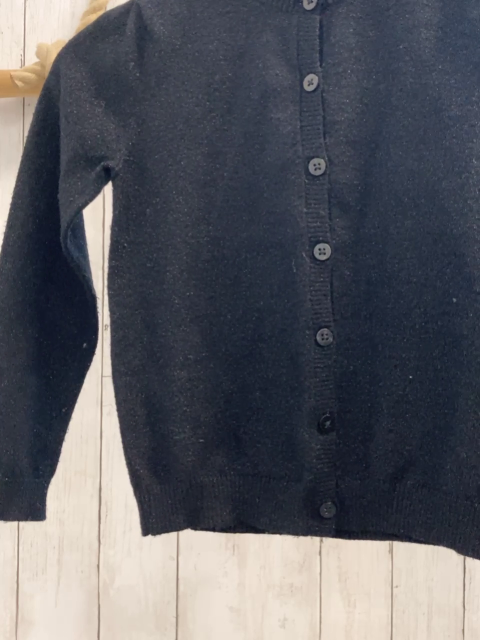 Benetton Strickjacke Gr. 110  schwarz Glitzer