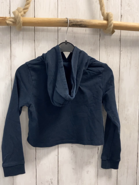 Name it  Pullover  Gr. 122  blau Kapuze Schrift 