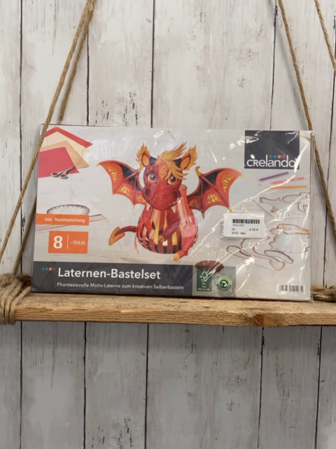 neu  Laternenbastelset  Drache 