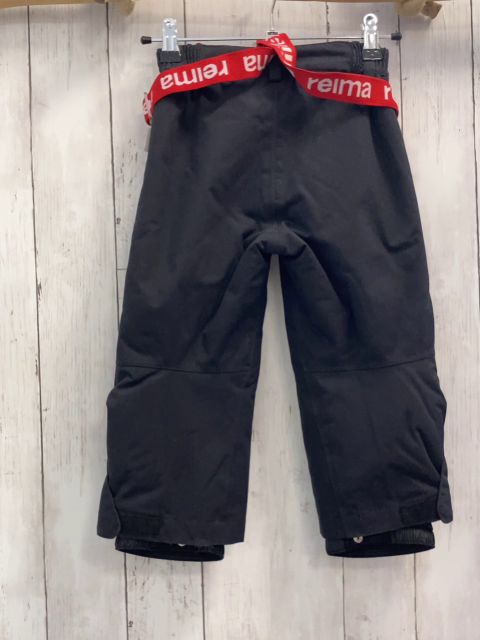 Reima  Skihose  Gr. 92  schwarz rote Hosenträger mit weißer Schrift 