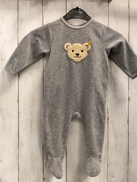 Steiff  Schlafanzug  Gr. 68  grau Nicky 