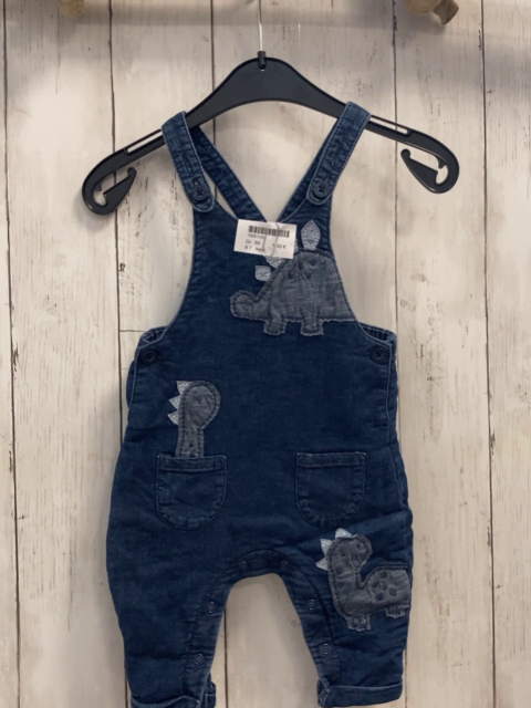 Next  Latzhose  Gr. 68  blau Jeans Dinos 