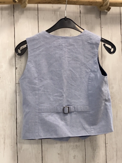 H&M Weste Gr. 128  blau meliert