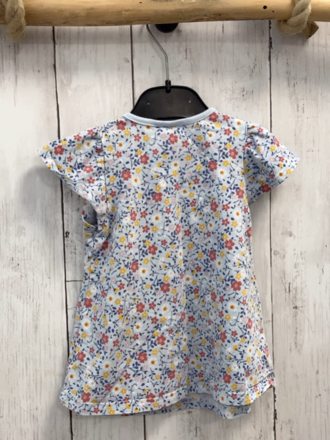 Alana  T-Shirt  Gr. 74  hellblau Blumen